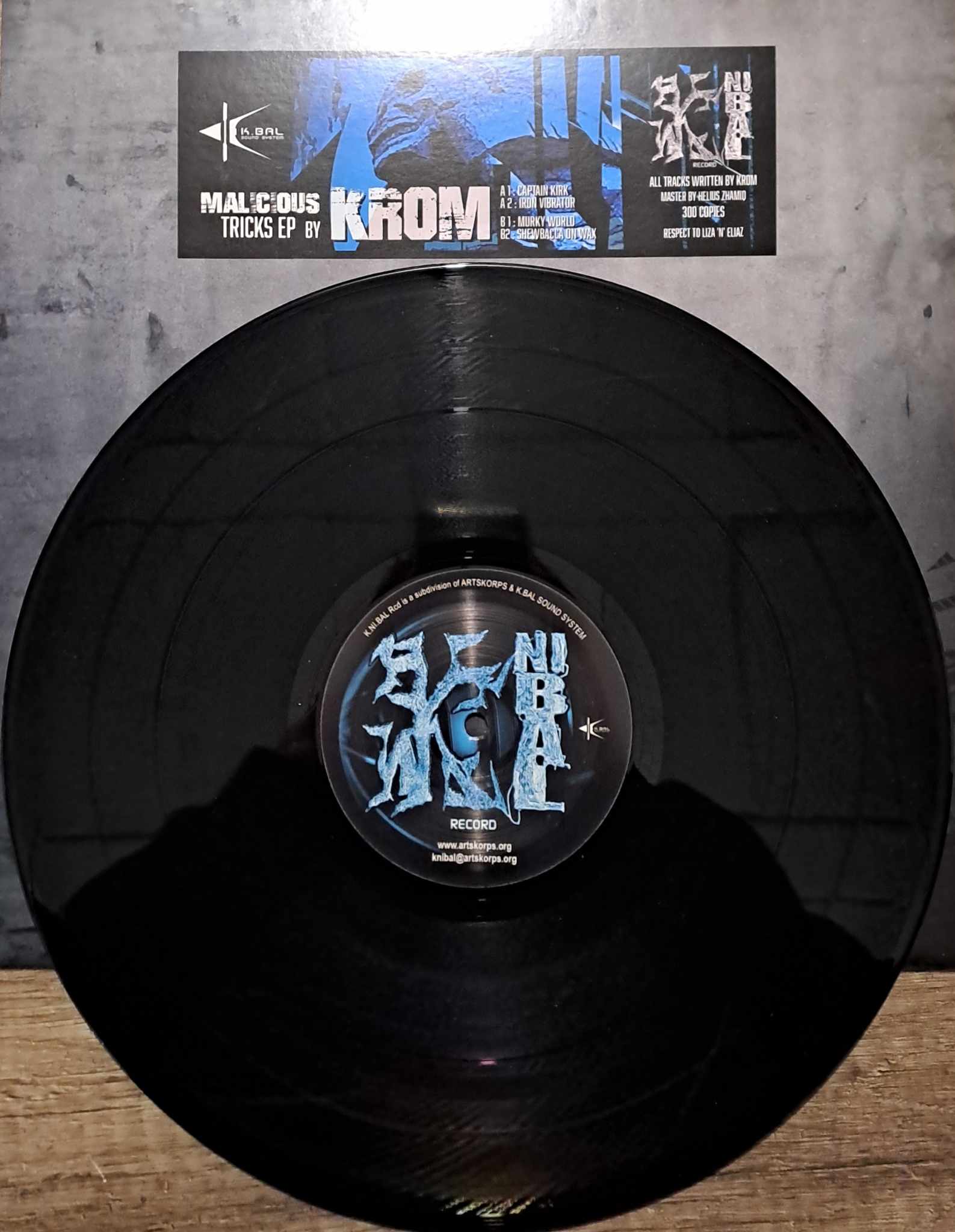 K.Ni.Bal Record 12 Black - vinyle hardcore